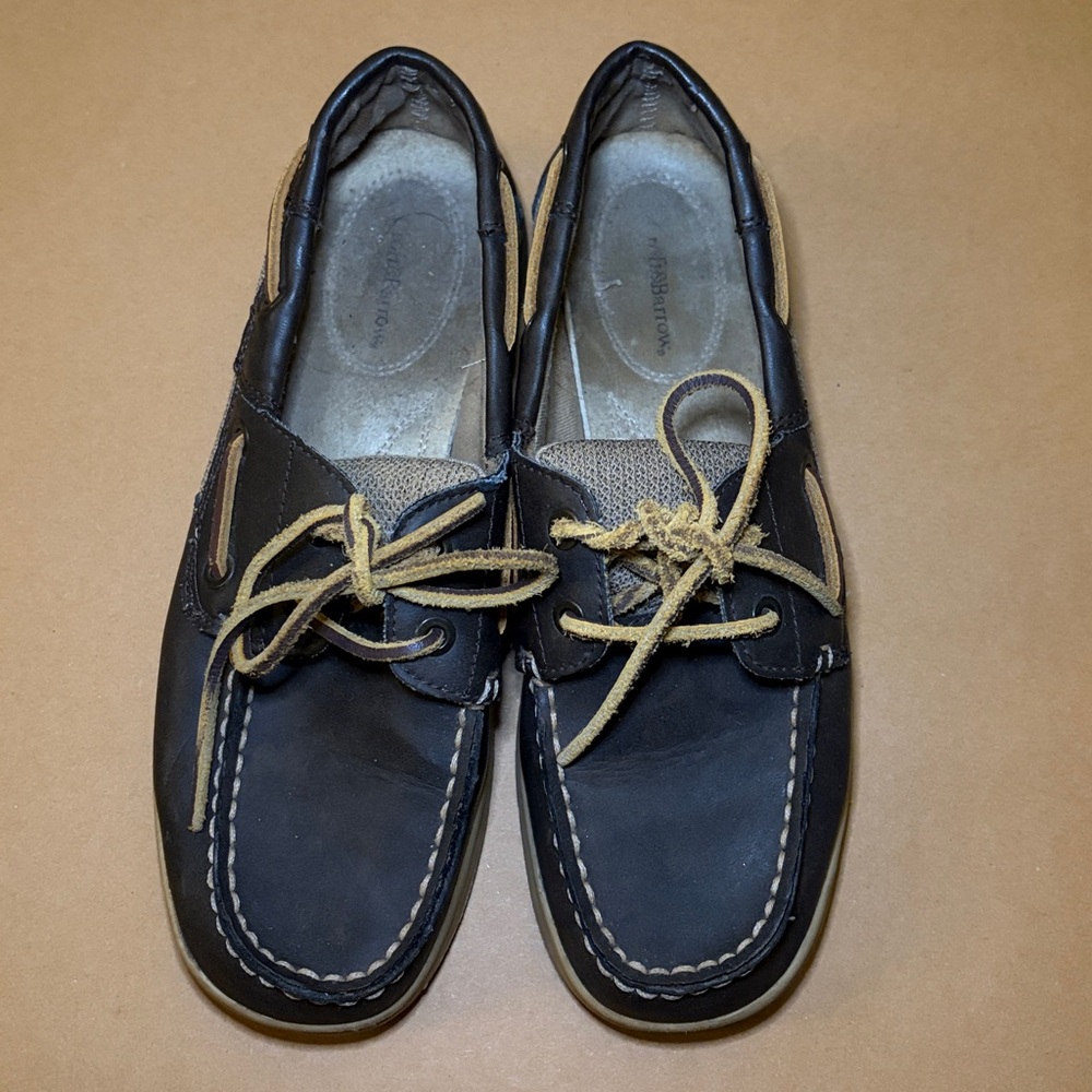 Croft & Barrow Size 7 Brown, leather laces